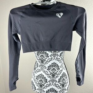 Mermaid The Brand Crop Compression Longsleeve Active Top